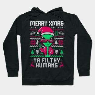 Alien Christmas - Funny Ugly Sweater Xmas Gift Hoodie